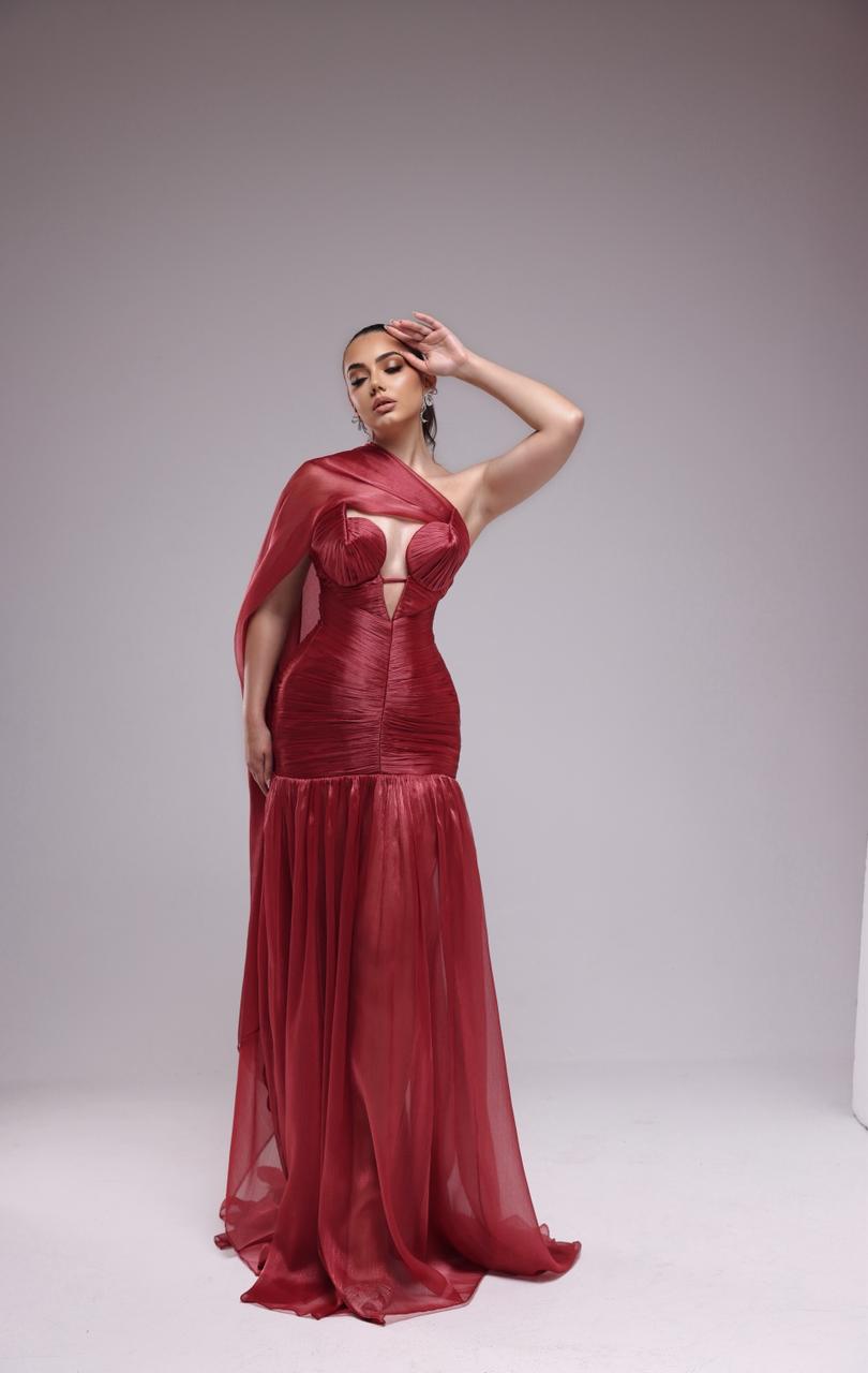 She's Trouble - Long Dress - Image 3