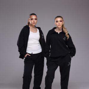 The Black Polo & Zip Sets